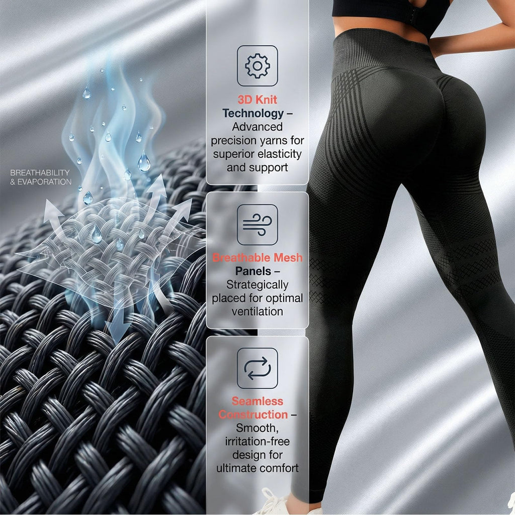 2026 Upgrade 3D Metabolic Booster Leggings,High Waist 3D Anti Cellulite Leggings for Women,for Workout,Yoga & Daily Wear