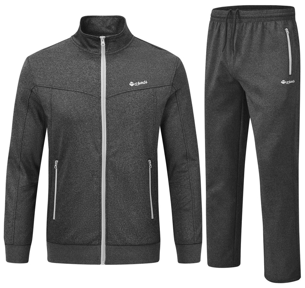 Men's 2-Piece Tracksuit Set for Training, Running & Gym Workouts