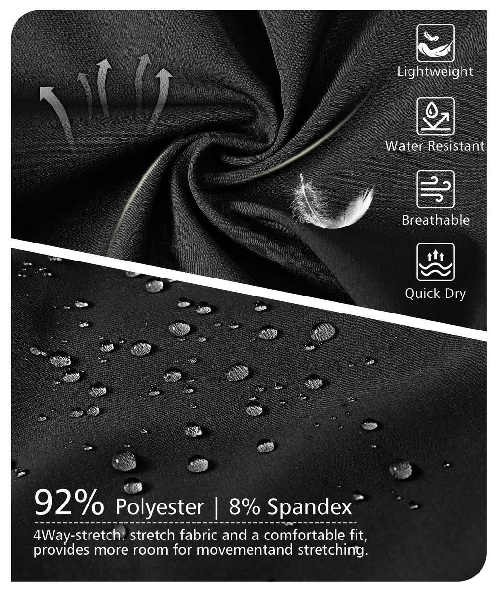 Zoofly Men's Sweatpants Athletic Pants Breathable Quick Dry Water Resistant Jogger Track Pants Workout Hiking Pants